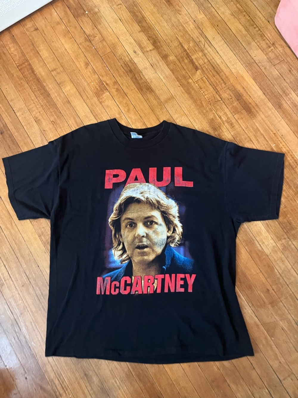 Vintage 2002 Paul McCartney Tour Concert T- Shirt Driving USA
